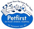 Petfirst 24 Hour Animal Hospital logo