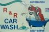 R and R Car Wash logo