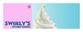 Swirly's Frozen Yogurt logo