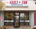 Victors Nails & Tan;       Nail, Hair, Tan, and Massage Salon. logo