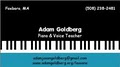Adam Goldberg Piano/Voice/Guitar Lessons image 2