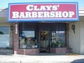 Clay's Barber Shop logo