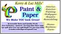 Kerry & Luz Mills' Paint-N-Paper logo