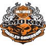 Smokin' Harley-Davidson logo