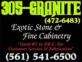 305-Granite  Exotic Stone and Kitchen Cabinets logo