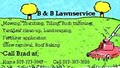 B & B Lawn Service logo