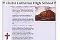 Christ Lutheran High School logo