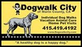 Dogwalk City of Marin logo