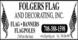 Folgers Flag & Decorating Inc logo