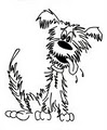 Hairy Hound Dog grooming logo