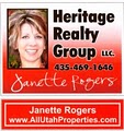 Janette Rogers Real Estate - Heritage Realty Sold! "Roger That." logo