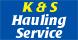 K & S Hauling Services logo