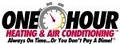 One Hour Heating and Air Conditioning logo