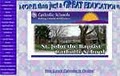The St. John Baptist Catholic Church: School logo