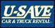 U-Save Auto Rental logo