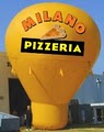 milano pizzeria italian restaurant pizza & pasta logo