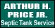 Arthur H Price Septic Tank Service logo