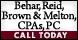 Behar Reid Brown & Melton PC logo