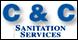 C & C Sanitation Services logo