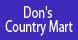 Don's Country Mart logo