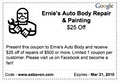 Ernie's Auto Body: Serving Lorain & Cuyahoga Counties logo