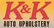 K & K Auto Upholstery logo