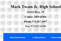 Mark Twain Junior High School logo
