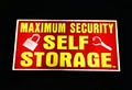 Maximum Security Self Storage logo