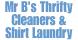 Mr B's Thrifty Cleaners logo