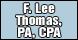 Thomas F Lee CPA logo