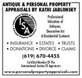 Antique and Personal Property Appraisals logo