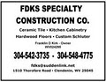 FDKS Specialty Construction Co. logo