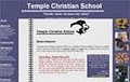 Temple Christian School logo