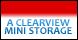 A Clearview Mini Storage logo