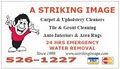A Striking Image Carpet, Upholstery, Tile & Grout Clean logo