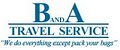 B and A Travel Service logo