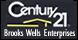 Century 21 Brooks Wells Enterprises logo