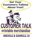 Customer Talk Printable Merchandise logo