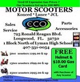 ECO MOTORSPORTS and SCOOTERS logo