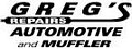 Greg's Automotive and Muffler Repair logo