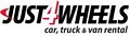 Just Four Wheels Car, Truck and Van Rental logo