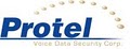 Protel Voice Data Security Corporation. logo