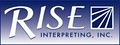 RISE Interpreting, Inc. (ASL, Deaf) logo