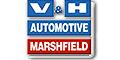 V&H Used Cars logo