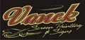 Vanek Screen Printing and Signs logo
