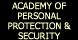 Academy of Personal Protection & Security logo