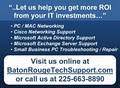 Baton Rouge PC & Mac Networking, Cisco  Microsoft  & Novell Consultant image 4