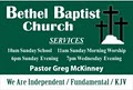 Bethel Baptist Church logo