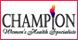 CHAMPION WOMEN'S HEALTH SPECIALISTS image 4