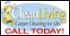 Clean Living Carpet Cleaning logo